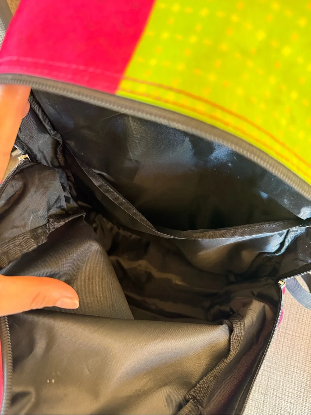 Unbranded Colorful Stitch Print Backpack